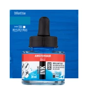 AMSTERDAM ACRYLIC INK 30 ml - BRILLIANT BLUE