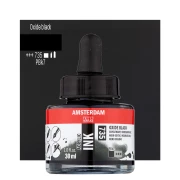 AMSTERDAM ACRYLIC INK 30 ml - OXIDE BLACK
