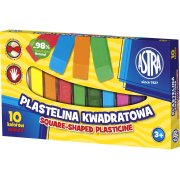 ASTRA Plastelina kwadratowa 10 kolorów