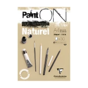 Clairefontaine blok "Paint On Natural", A4 30ark. 250g /4