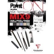 CLAIREFONTAINE PAINT ON MIX9 A4 250G