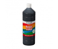CREALL BASIC COLOR - farba plakatowa 1l - czarna