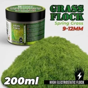Green Stuff World Grass Flock Spring Grass 9-12mm